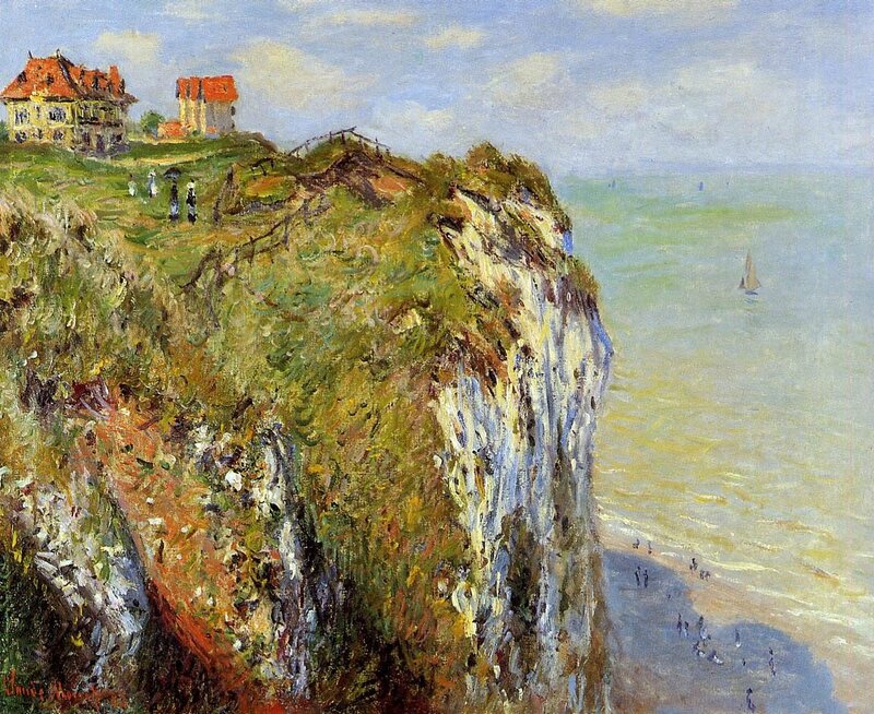 Cliffs of Étretat by Monet