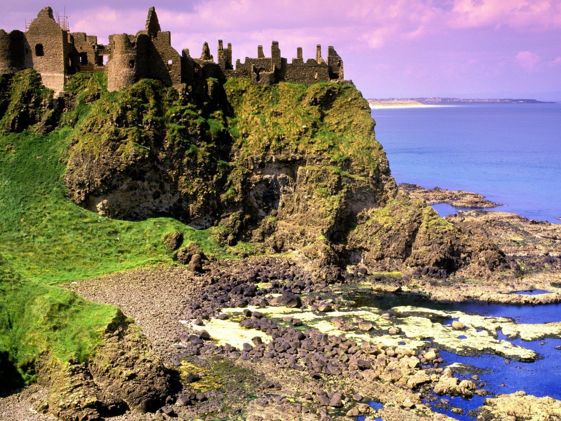 Cliffs of Dunluce Castle
