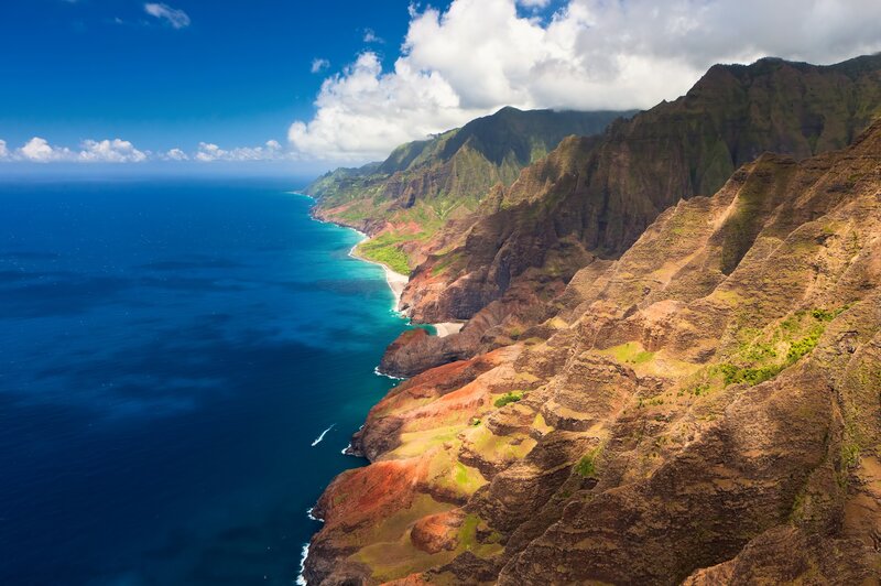 Cliffs of Kauai coastline