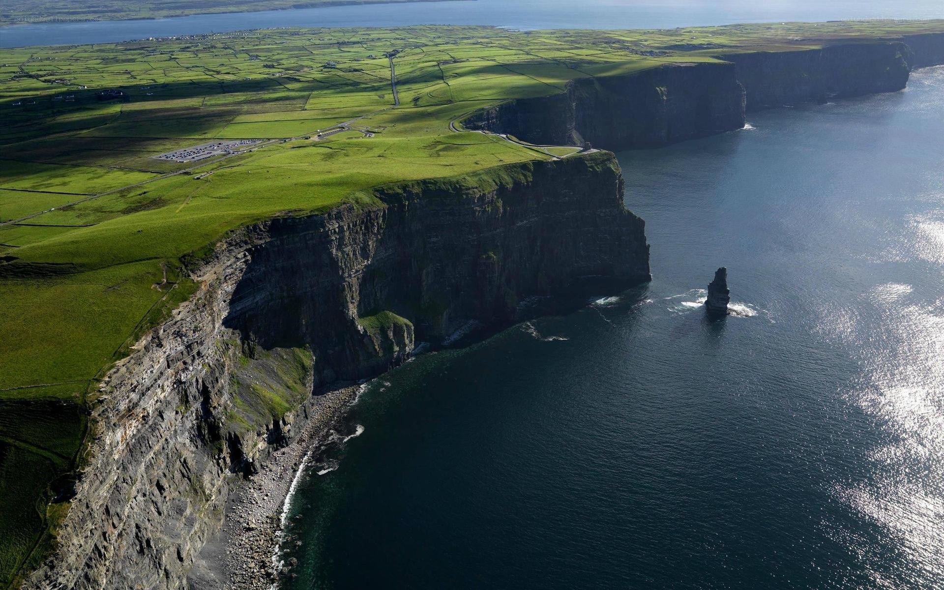 Cliffs of Moher aerial view