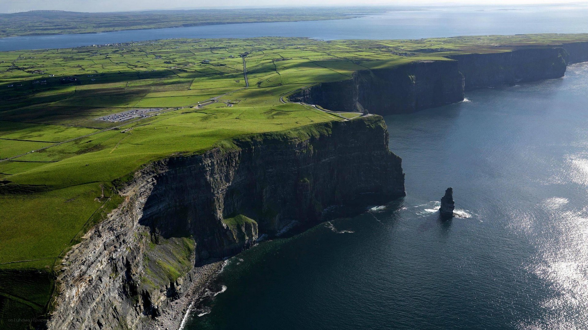 Cliffs of Moher aerial view