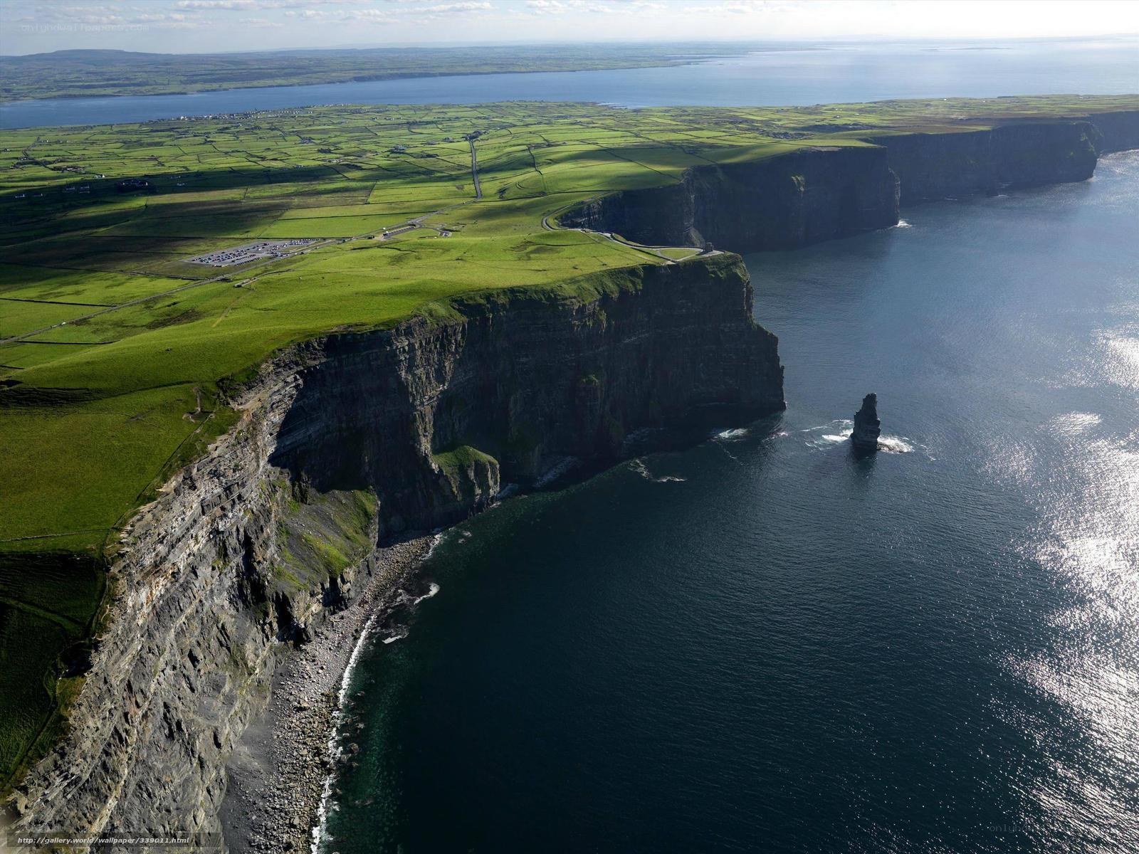 Cliffs of Moher aerial view