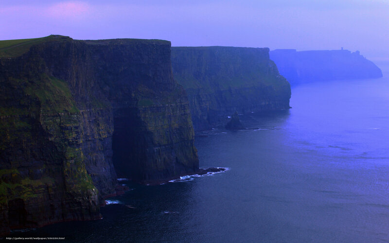 Cliffs of Moher at dusk