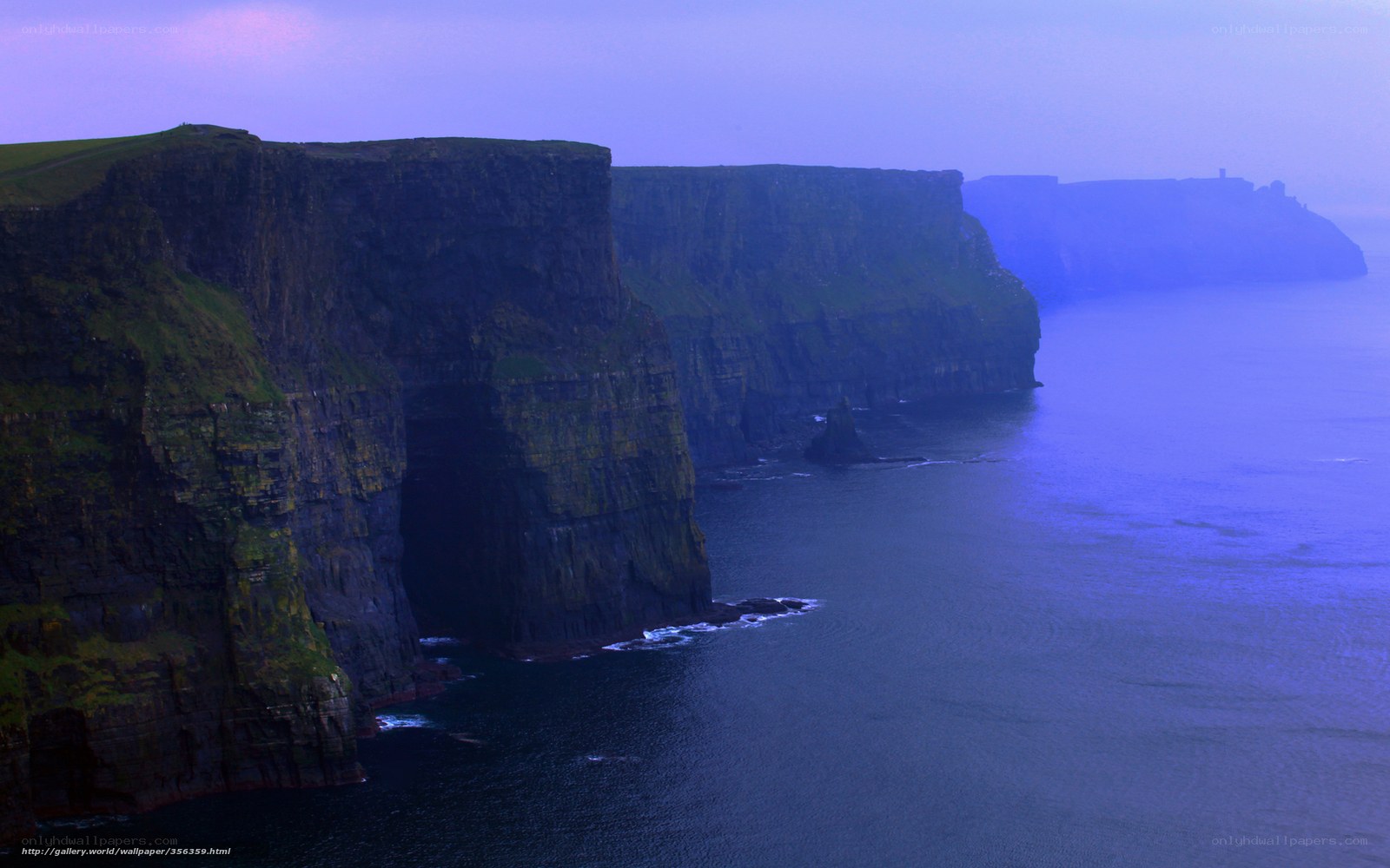 Cliffs of Moher at dusk