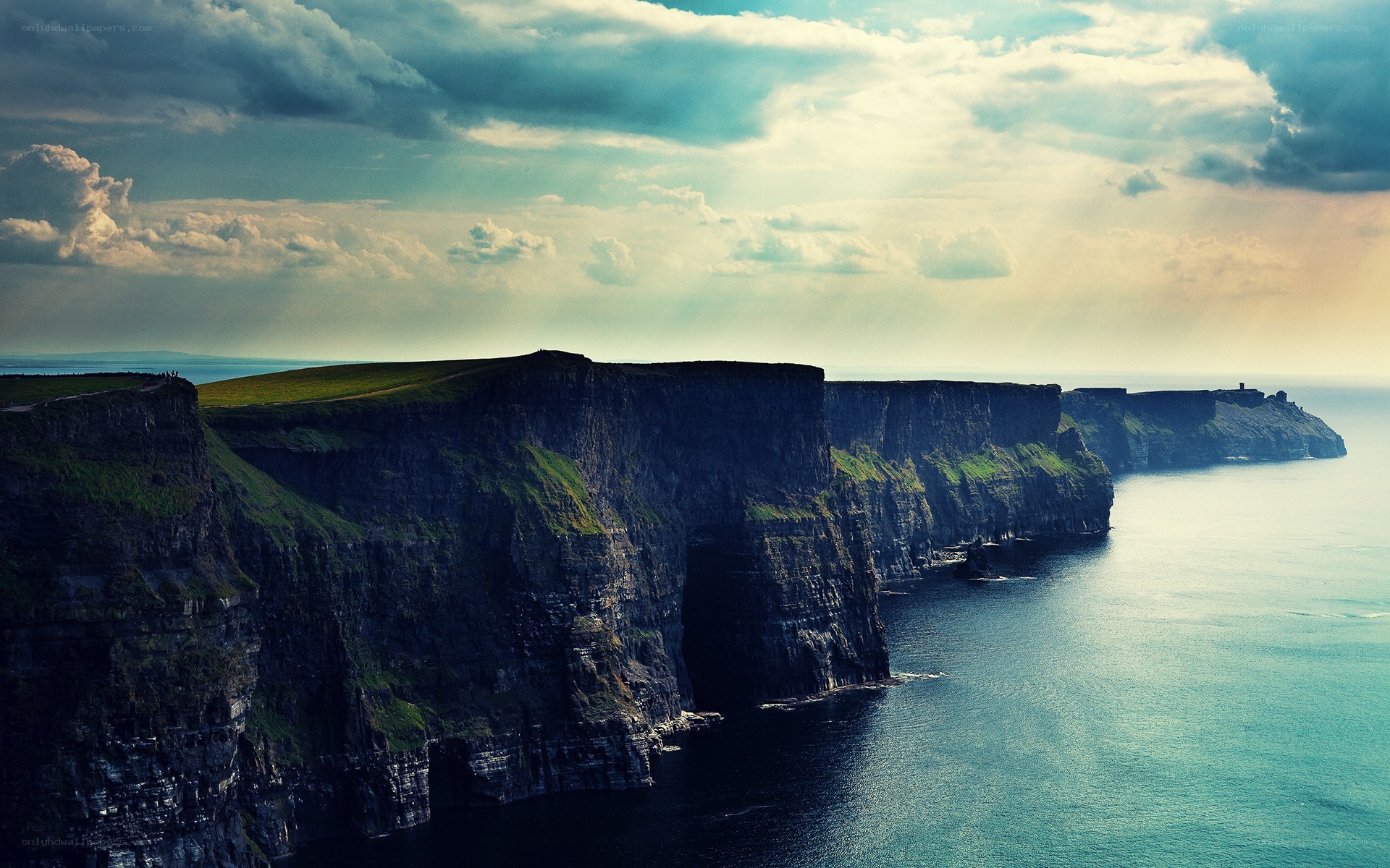Cliffs of Moher at sunset