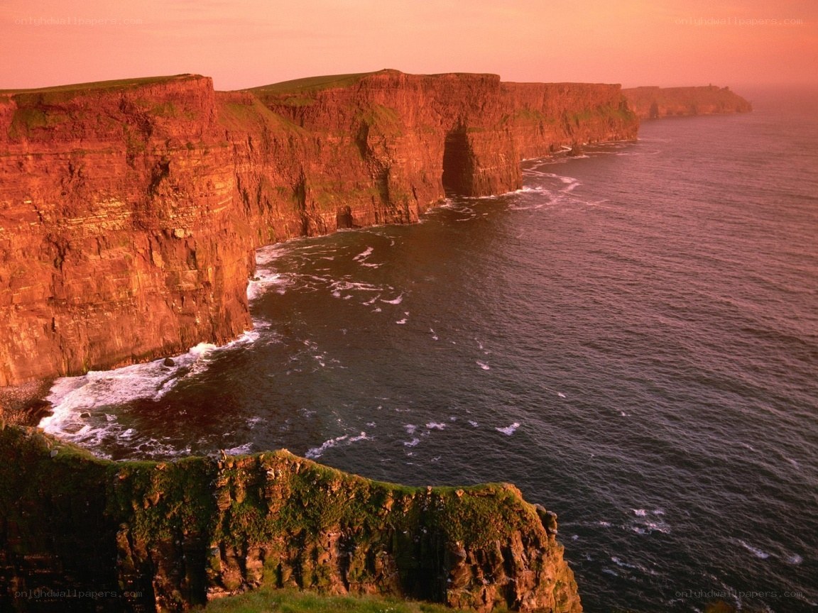 Cliffs of Moher at sunset