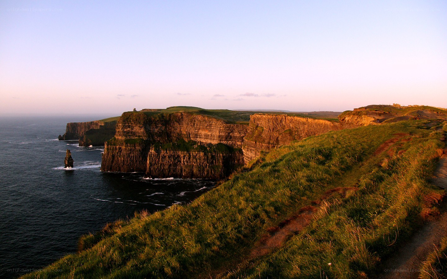 Cliffs of Moher at sunset
