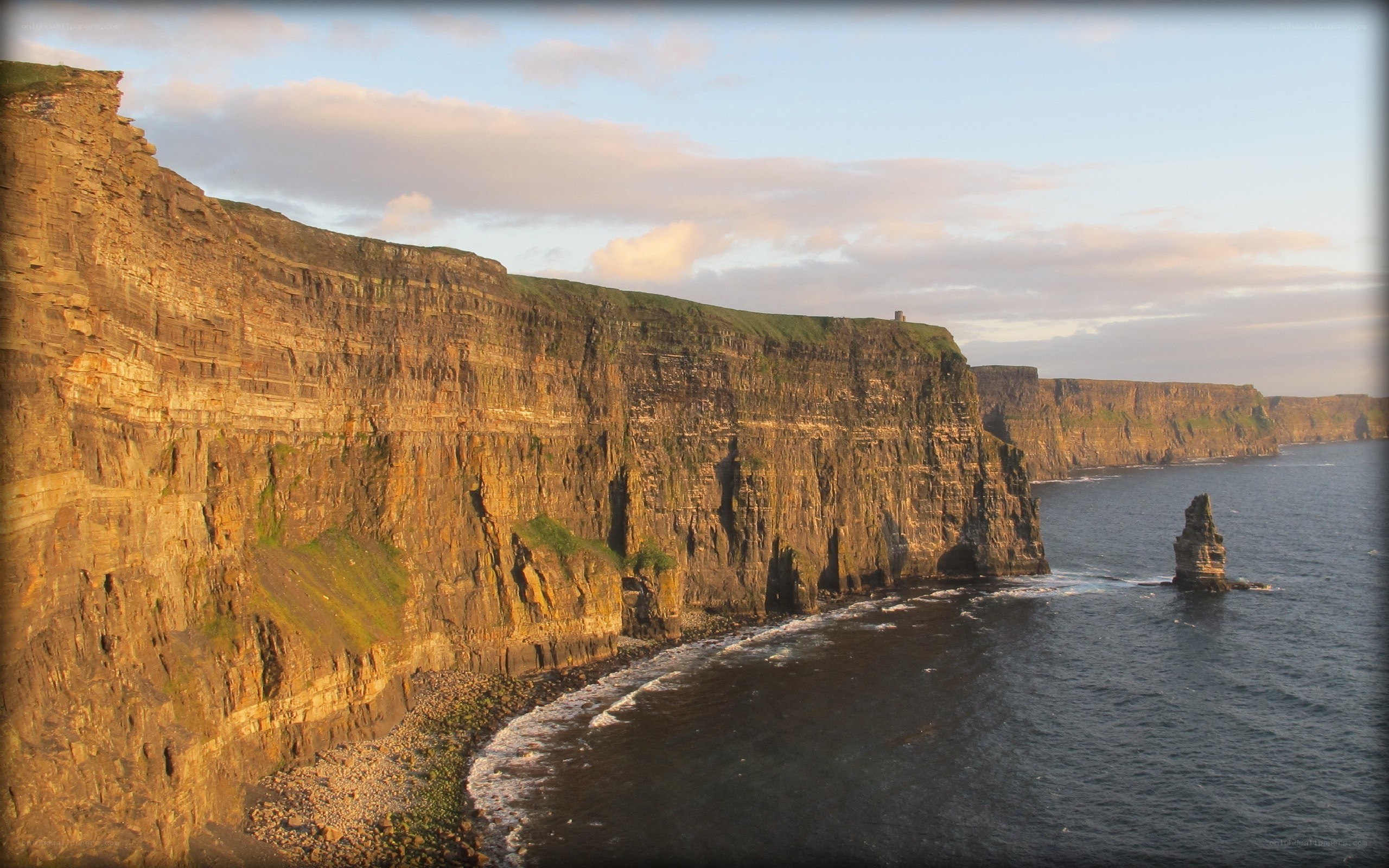 Cliffs of Moher at sunset