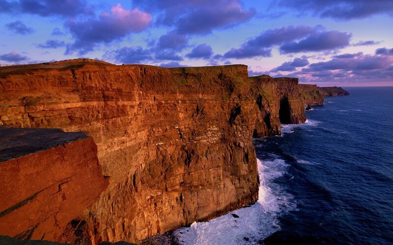 Cliffs of Moher — Blue, Dramatic