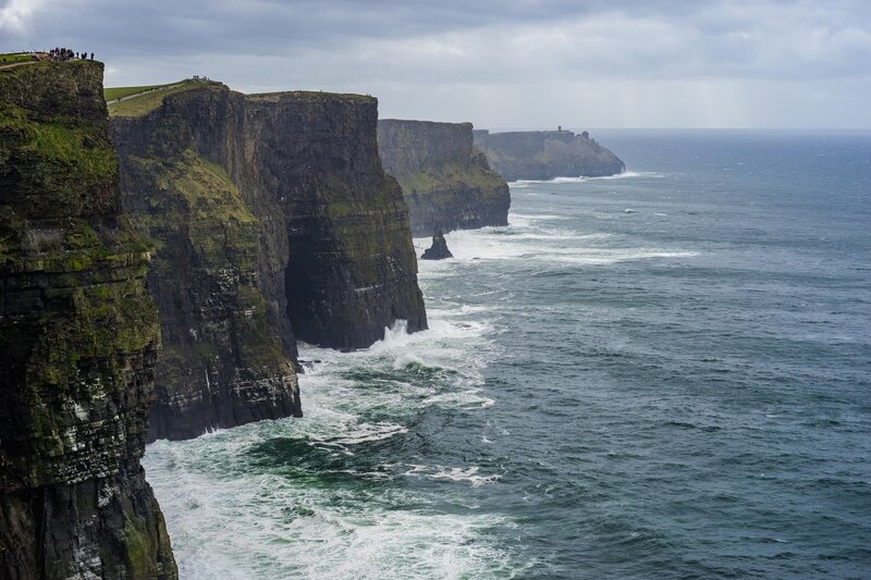 Cliffs of Moher — Green, Dramatic, Photograph