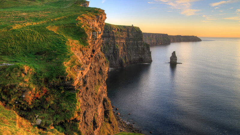 Cliffs of Moher — Green, Serene