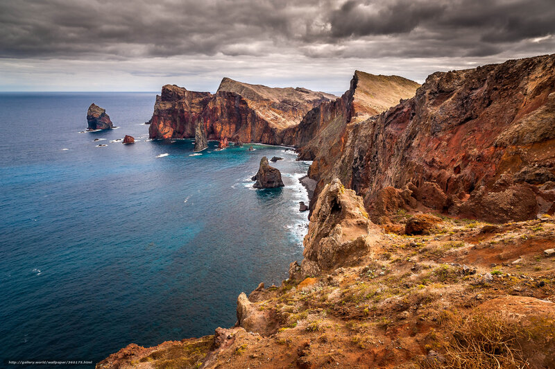 Cliffs of the Azores coast