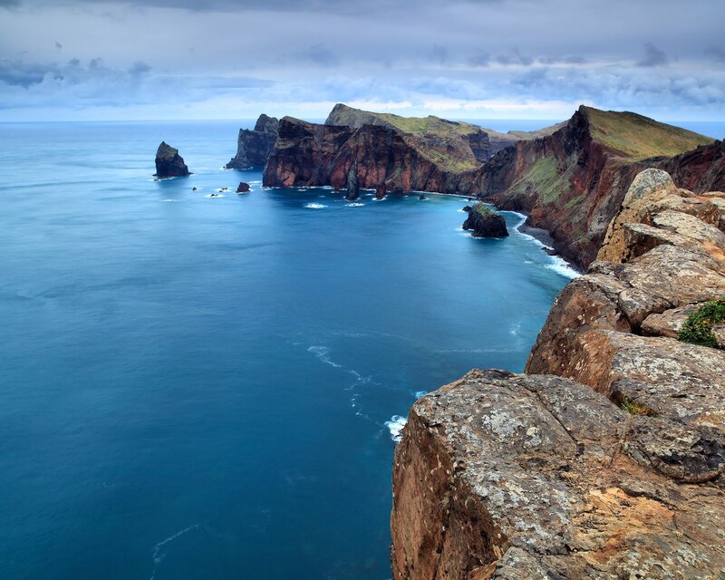 Cliffs Overlooking Ocean — Dramatic