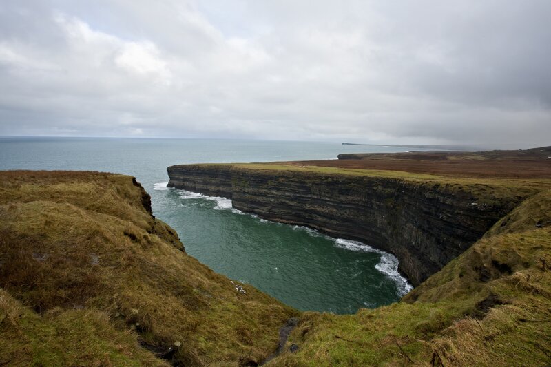 Cliffs Overlooking Sea — Green