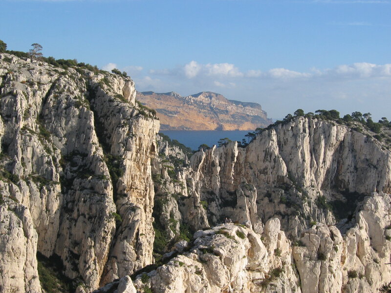 Cliffs Overlooking Sea