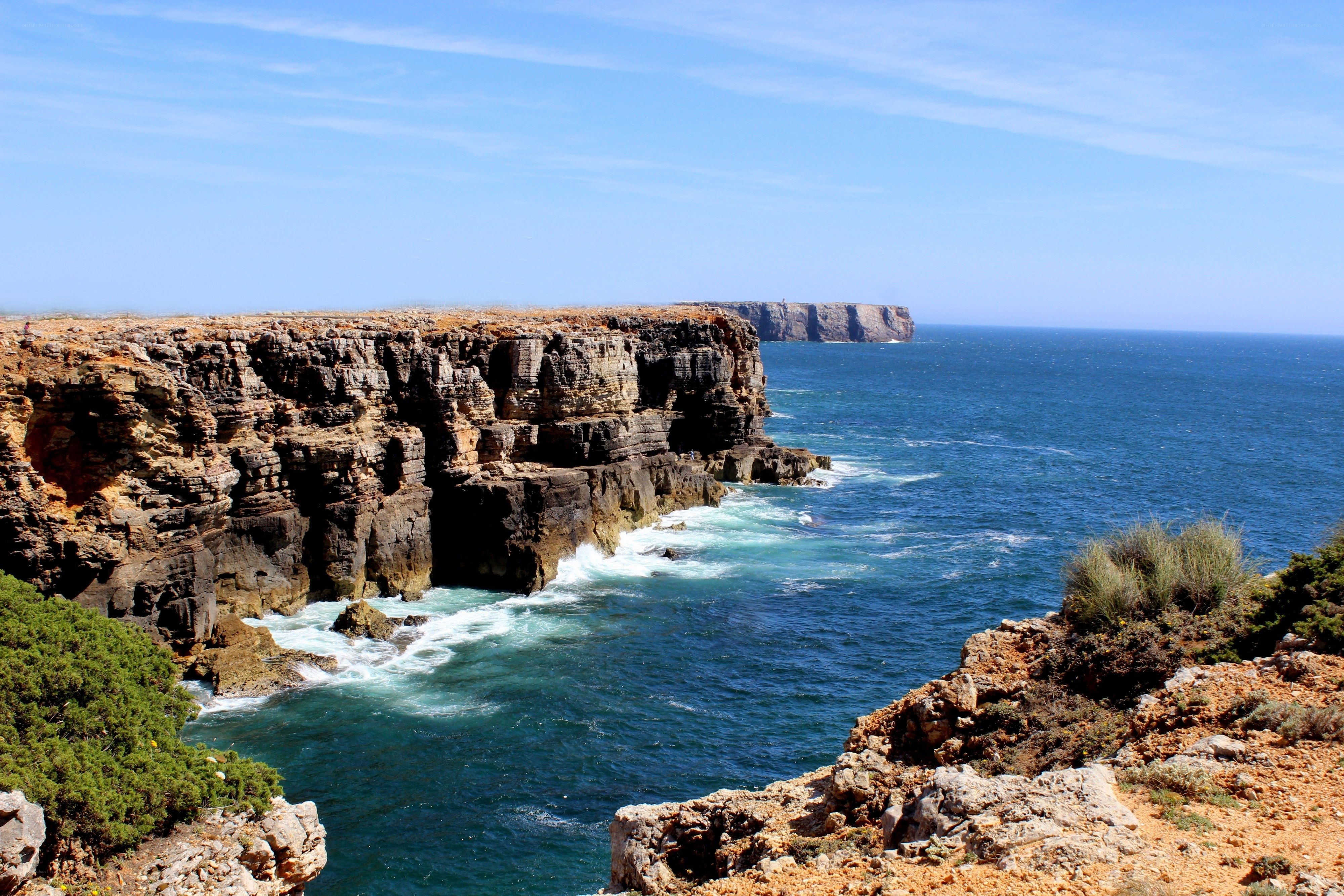 Cliffs overlooking the ocean