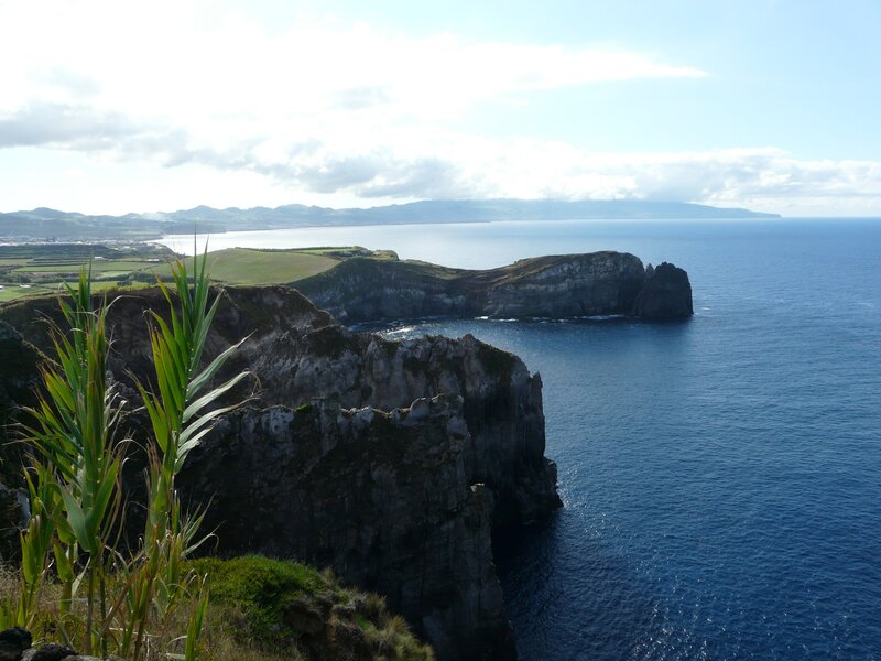 Cliffs overlooking the ocean