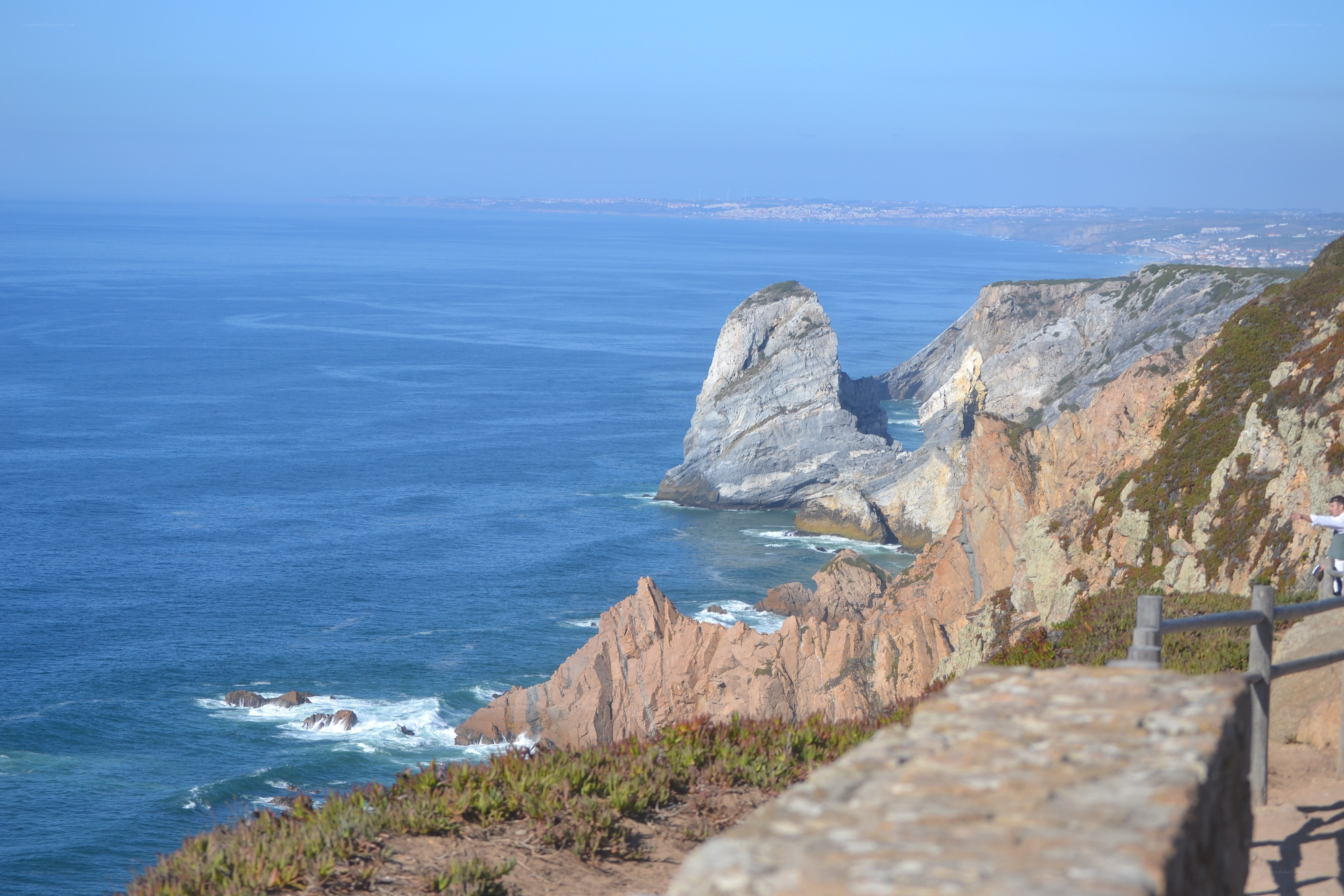 Cliffs overlooking the ocean