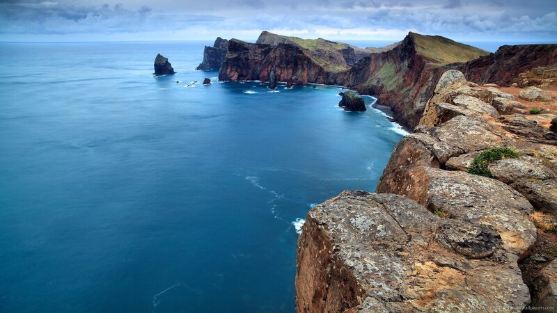 cliffs overlooking the ocean