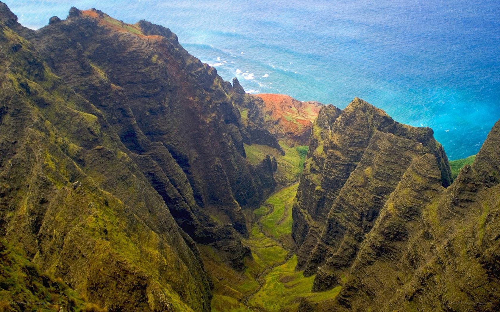 cliffs overlooking the ocean