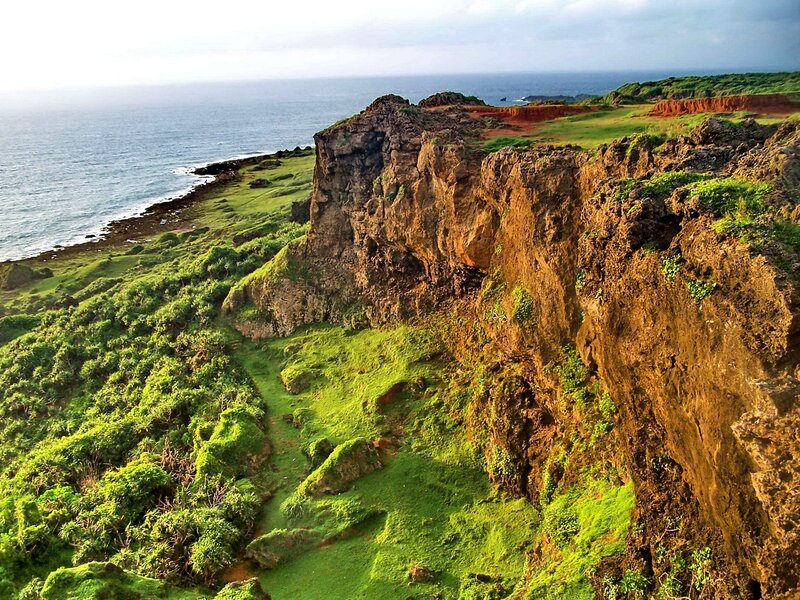 Cliffs overlooking the ocean