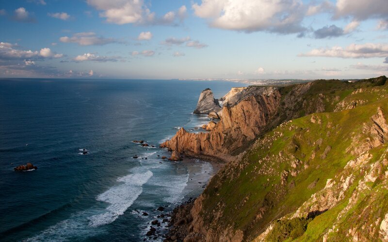 Cliffs overlooking the ocean