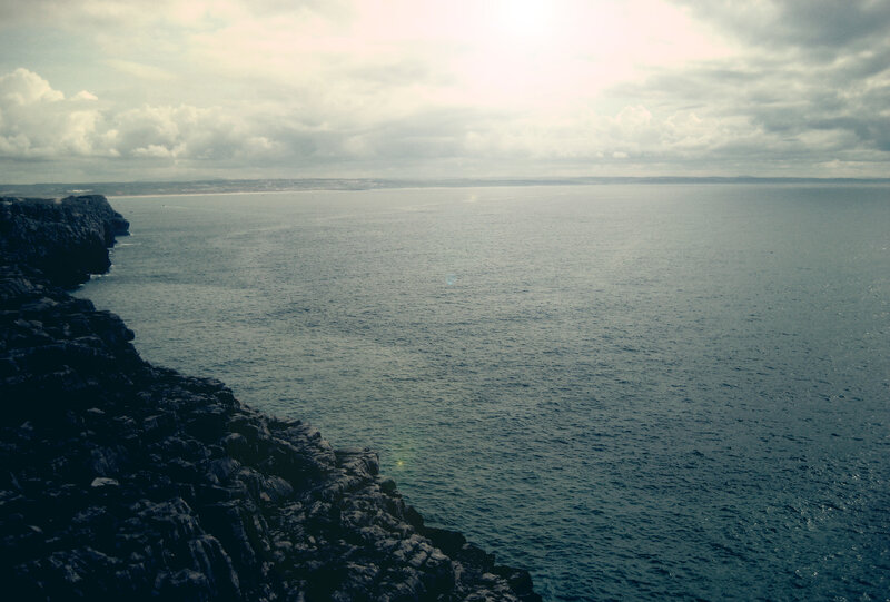 Cliffs overlooking the sea