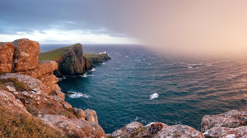 Cliffs overlooking the sea