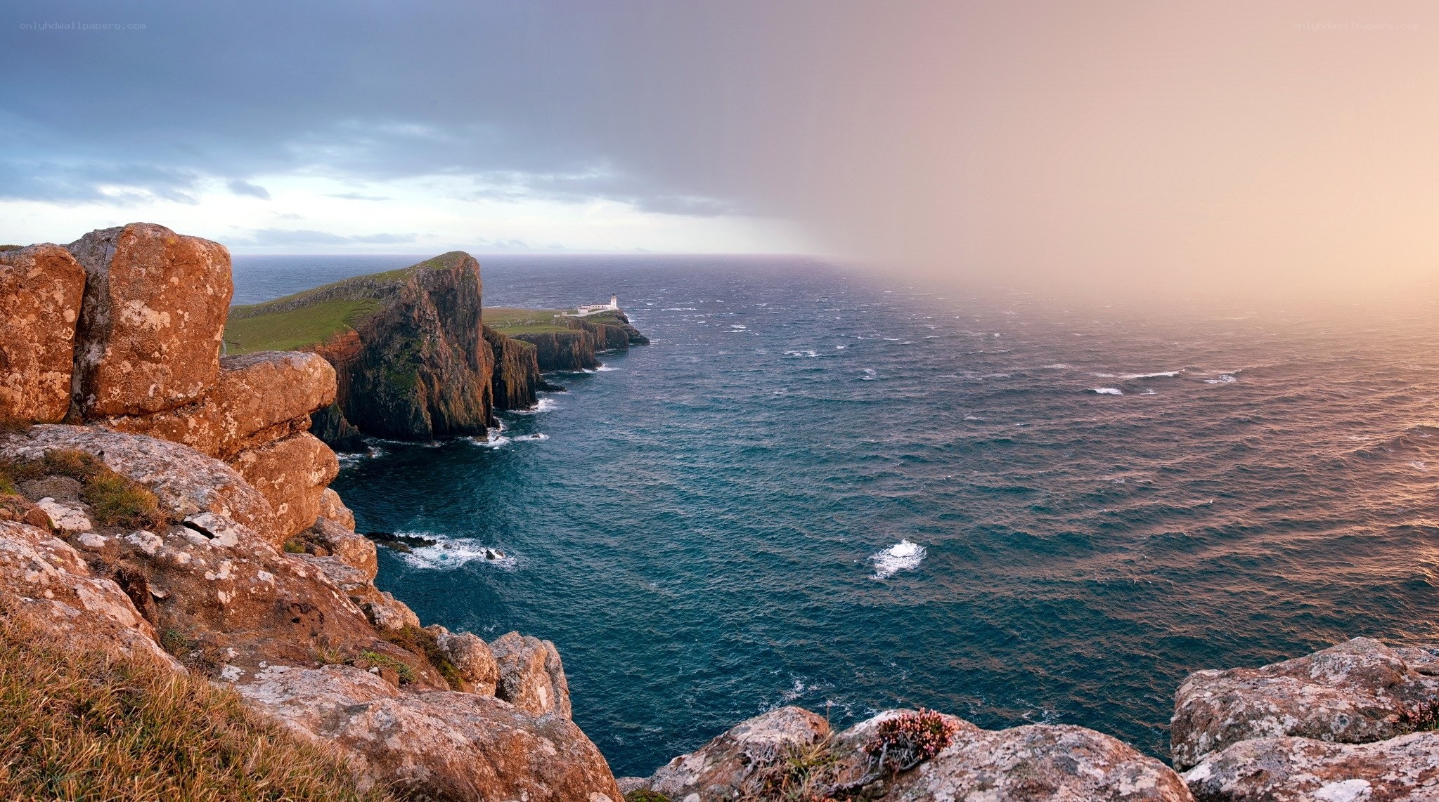 Cliffs overlooking the sea