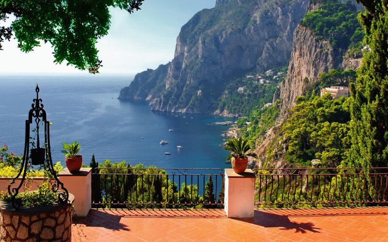 Cliffside Balcony View