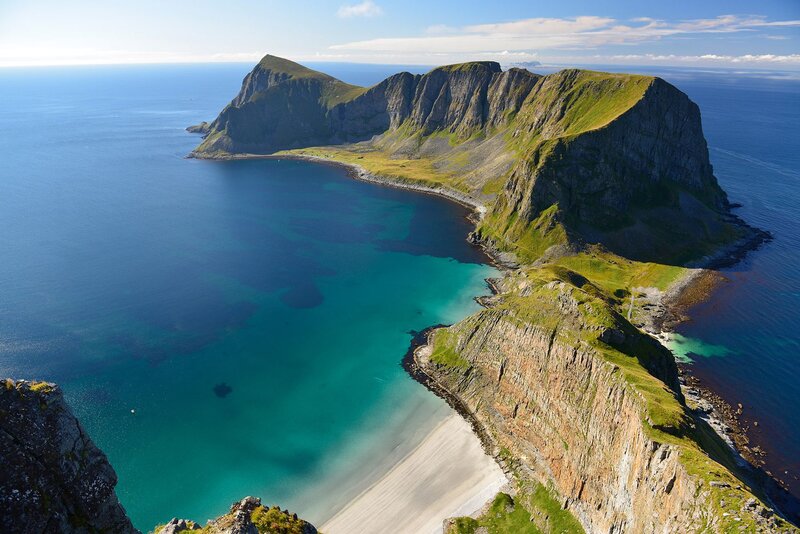 Cliffside Bay with Turquoise Water
