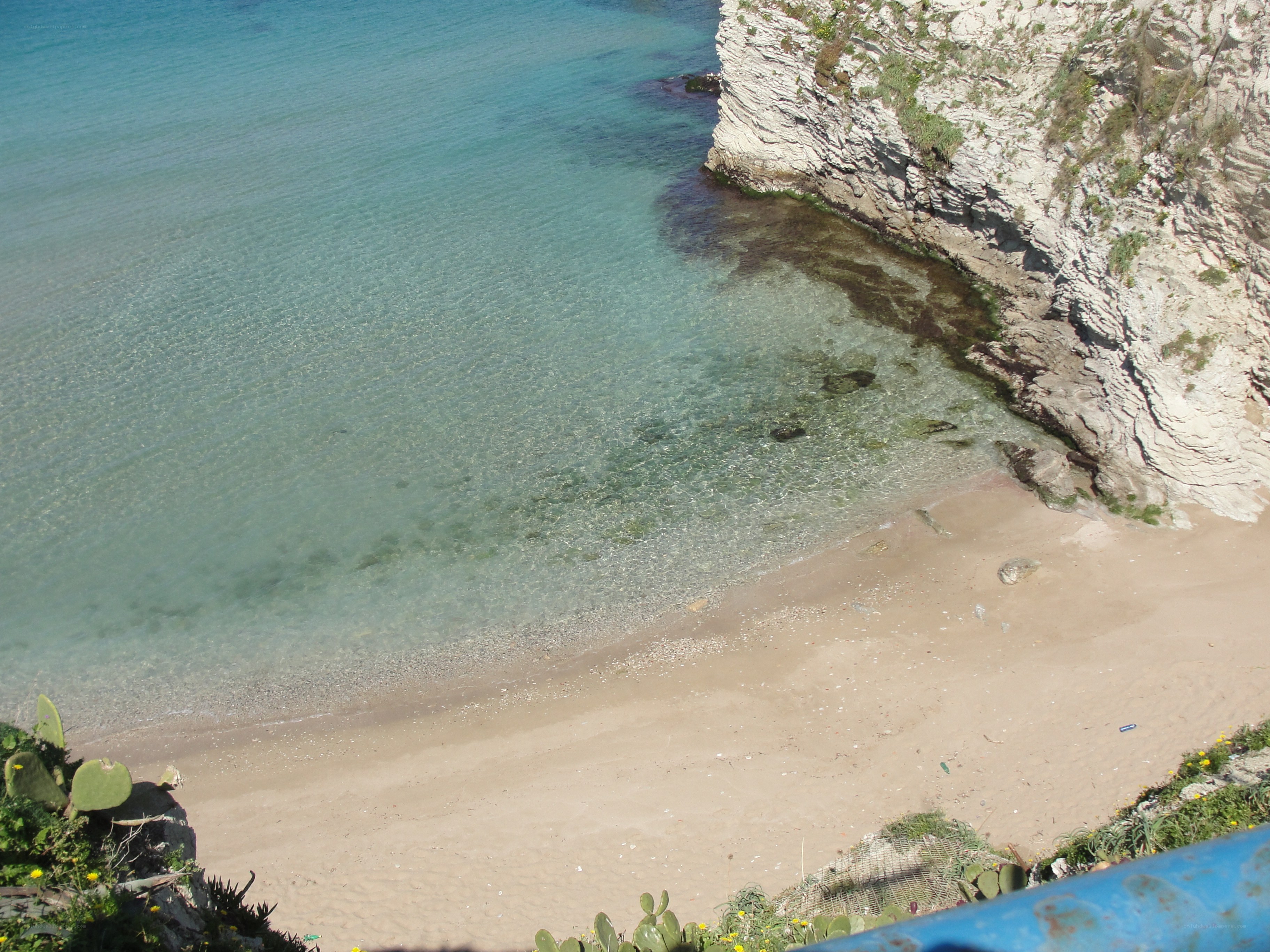cliffside beach cove