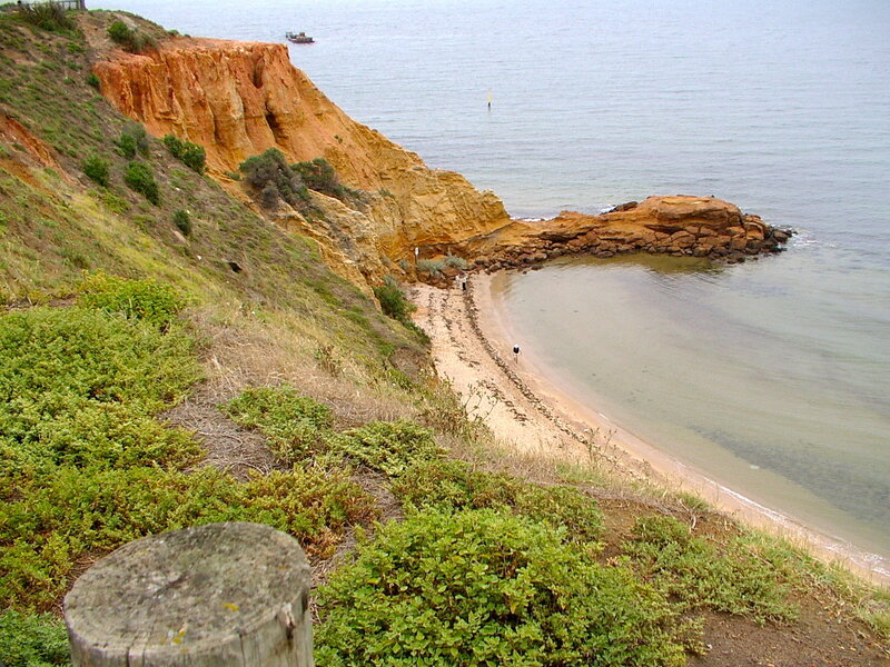 cliffside beach cove