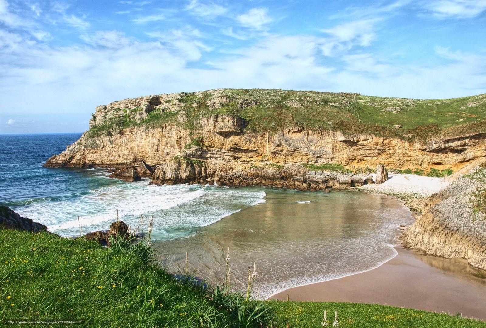 cliffside beach cove