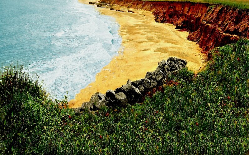 Cliffside Beach View