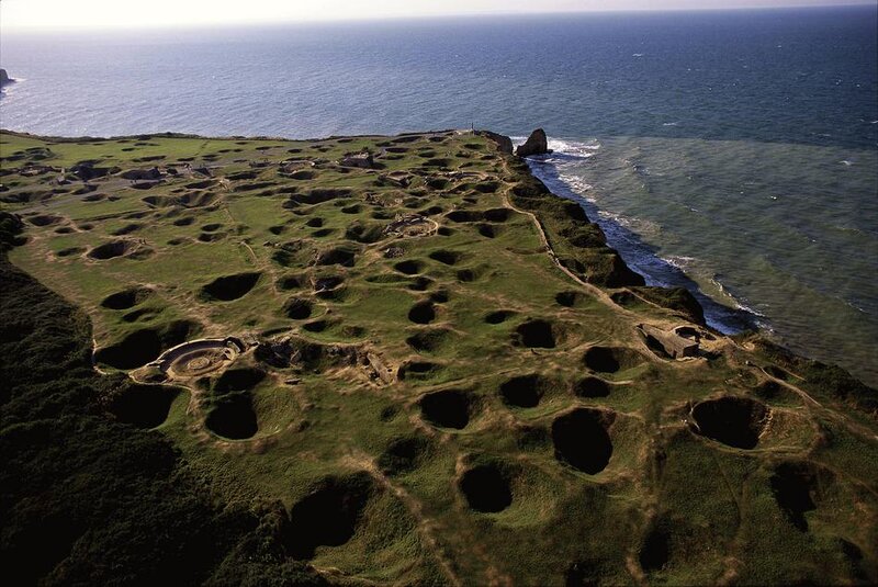Cliffside bunker ruins
