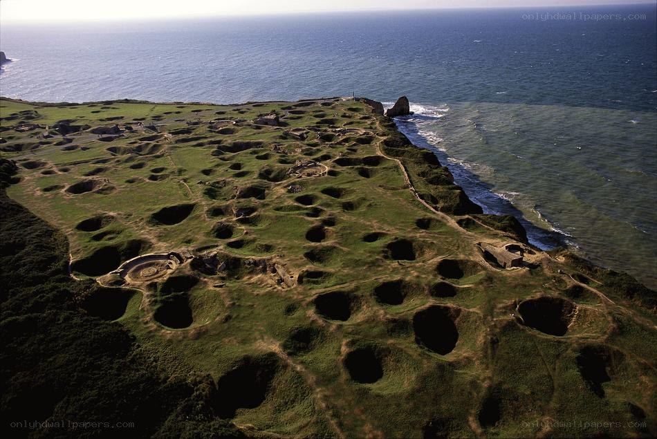 Cliffside bunker ruins