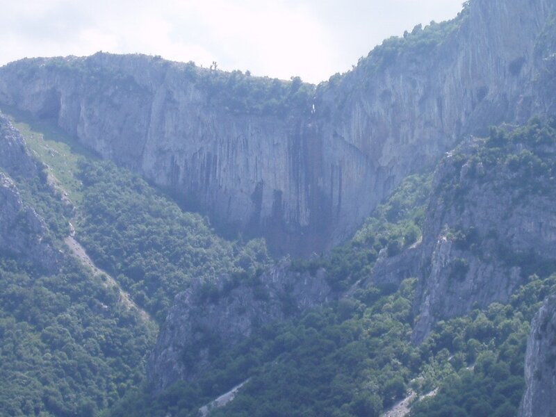 cliffside canyon landscape