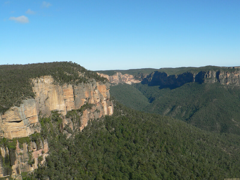 cliffside canyon view