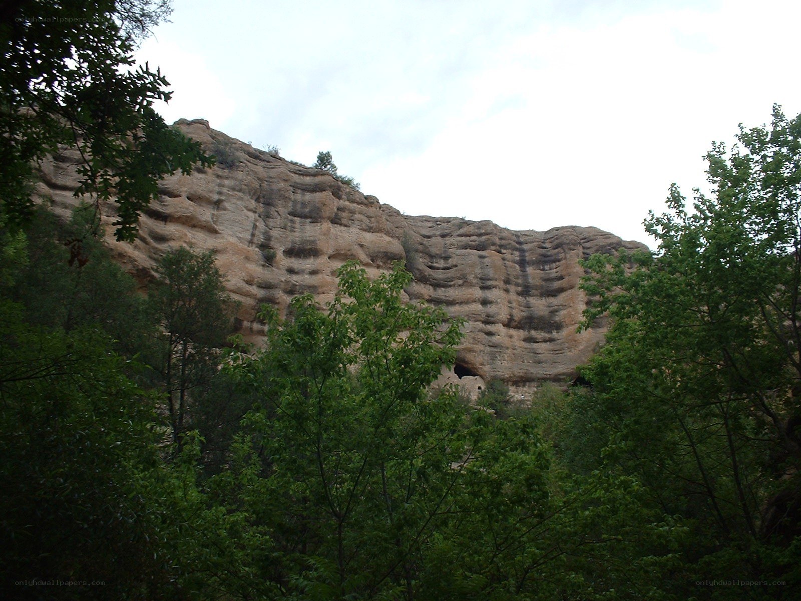 cliffside cave dwellings