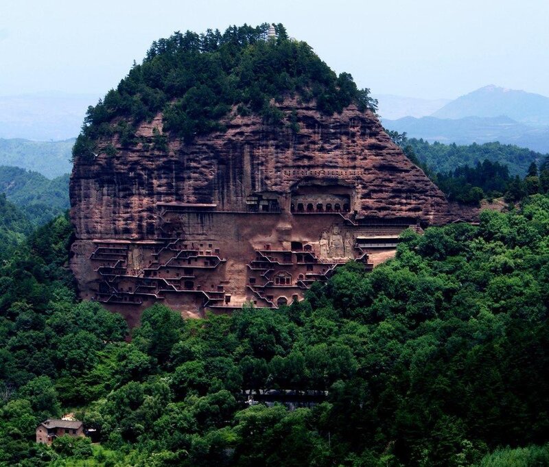 Cliffside Cave Temples