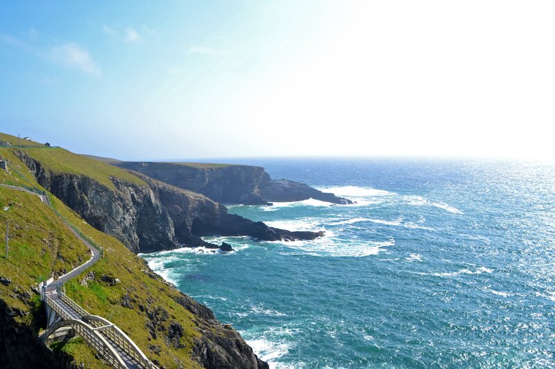 cliffside coastal path