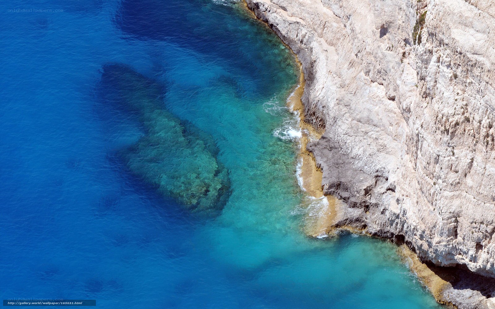 Cliffside coastal view