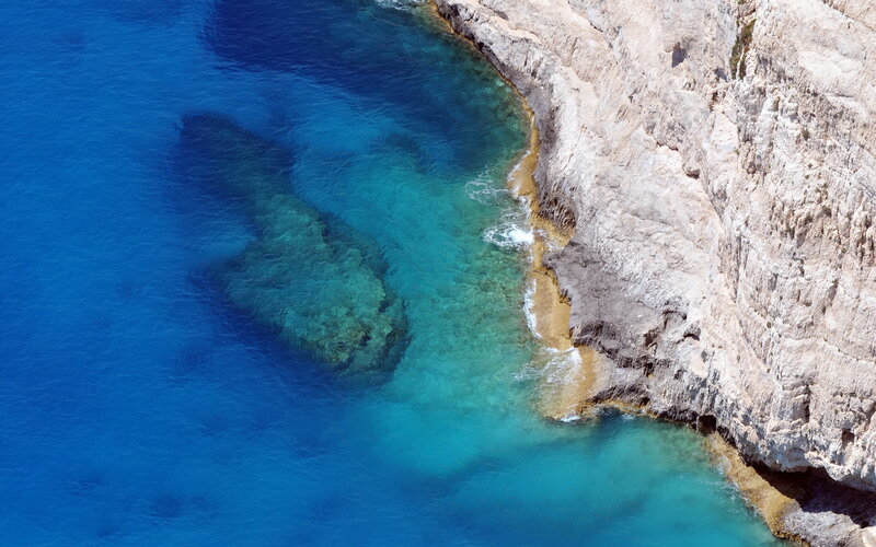 Cliffside coastal view