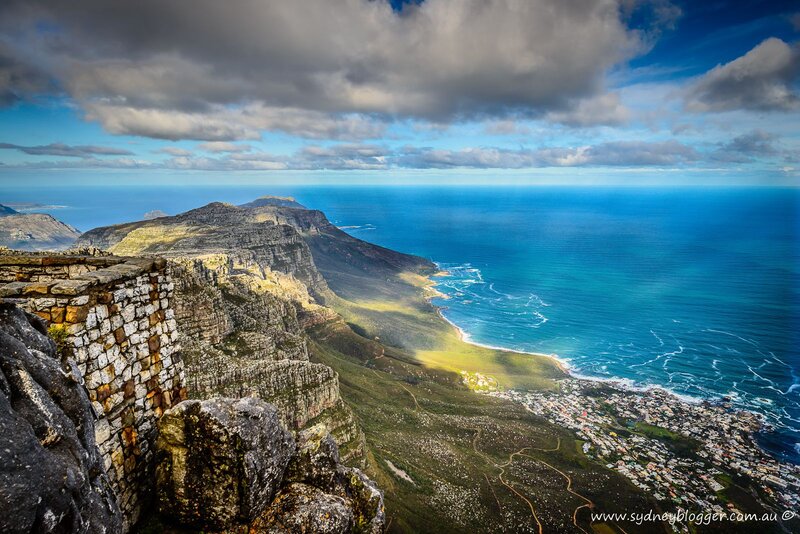 Cliffside Coastal View — Blue, Dramatic, Afternoon