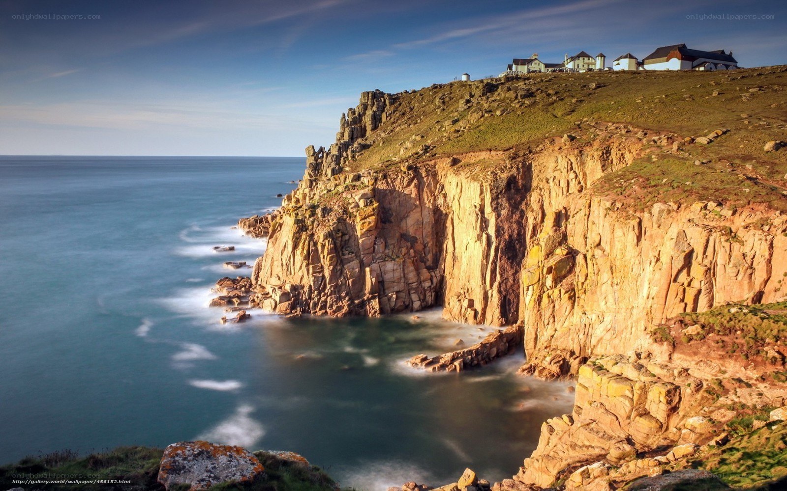 Cliffside coastal village