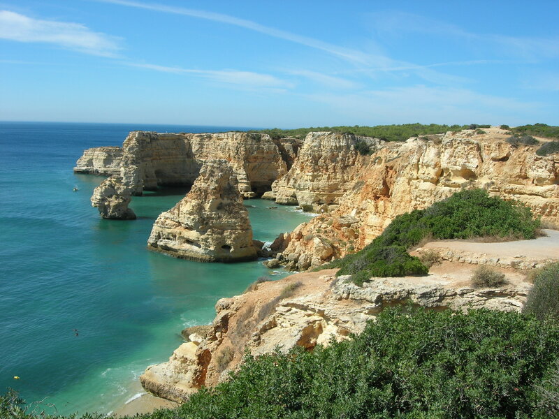 Cliffside Coastline — Blue