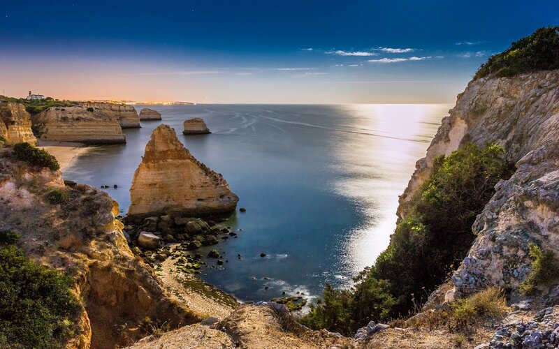 Cliffside Cove at Dusk