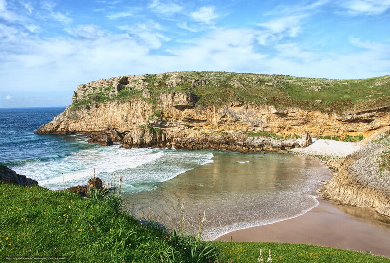 Cliffside Cove Beach — Blue