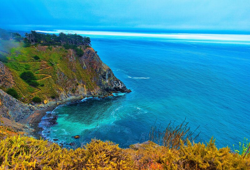 Cliffside Cove — Blue